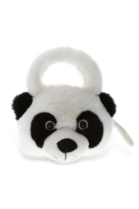 Panda Stuffed Animal Kids Handbag, Super Soft Stuffed Animal Purse for Children