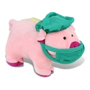 DolliBu Pig - Plush Bank Doctor Plush Toy - Pig Doctor Stuffed Animal Dress Up with Cute Scrub Uniform and Cap Outfit - Fluffy Doctor Toy Plush Gift - 9 Inches