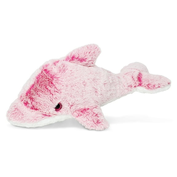 DolliBu Pink Dolphin Super Soft Stuffed Animal, Cute Realistic Stuffed Animals for Girls. Boys and Adults Animal Gifts, Kids Ocean Life Nursery Dcor for Newborn, Cuddly Sea Baby Plush Toys - 14 inch