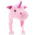 thumbnail image 1 of DolliBu Pink Unicorn Plush Hat - Super Soft Warm Hat with Ear Flaps, Funny Plush Party Crazy Hat, Stuffed Animal Halloween Costume Funny Toy Hat, Cozy Fleece Winter Hat for Kids & Teens - One Size, 1 of 8