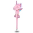 thumbnail image 1 of DolliBu Pink Unicorn Plush Pen - Fluffy Stuffed Animal Unicorn Writing Pen, Black Ballpoint Pens for Kids and Adults, Fantasy-Themed Ink Pens for School - 7.5 Inches, 1 of 7