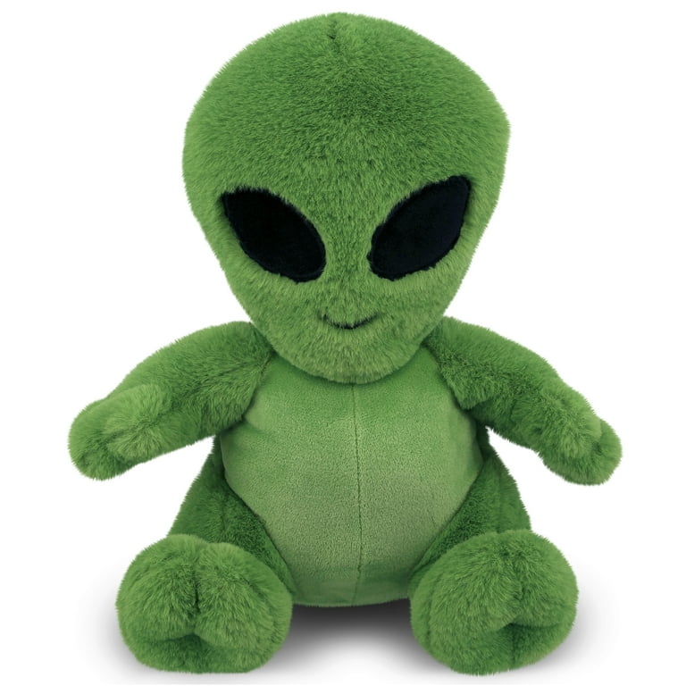 DolliBu Plush Alien Stuffed Toy Soft Huggable Green Alien