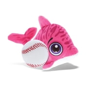 DolliBu Plush Buddies Dolphin Stuffed Animal with Baseball Plush - Soft Huggable Dolphin Gift, Cute Ocean Animal with Plush Baseball Toy for Kids, Adults - 6 Inches