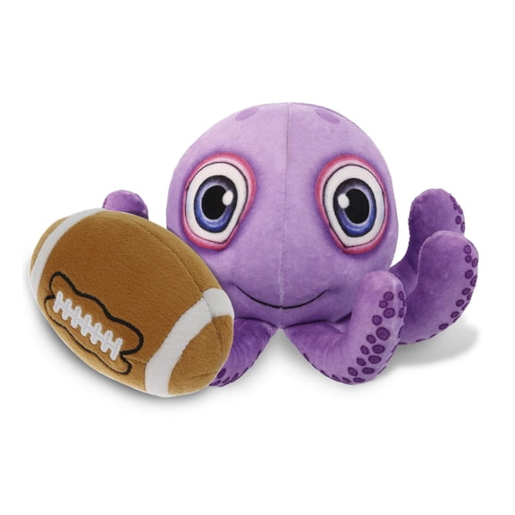 DolliBu Plush Buddies Purple Octopus Stuffed Animal with Football Plush  Soft Huggable Octopus, Adorable Playtime Plush Toy, Cute Ocean Life Gift Doll Animal Toy for Kids and Adults  7.5 Inches