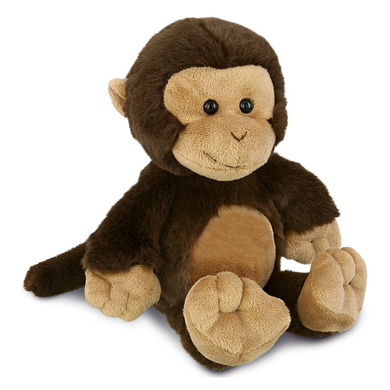 DolliBu Plush Monkey Stuffed Animal - Soft Huggable Brown Monkey, Adorable  Playtime Zoo Monkey Plush, Cute Wildlife Safari Cuddle Gift, Super Soft  Plush Doll Toy for Kids and Adults - 9 Inches 