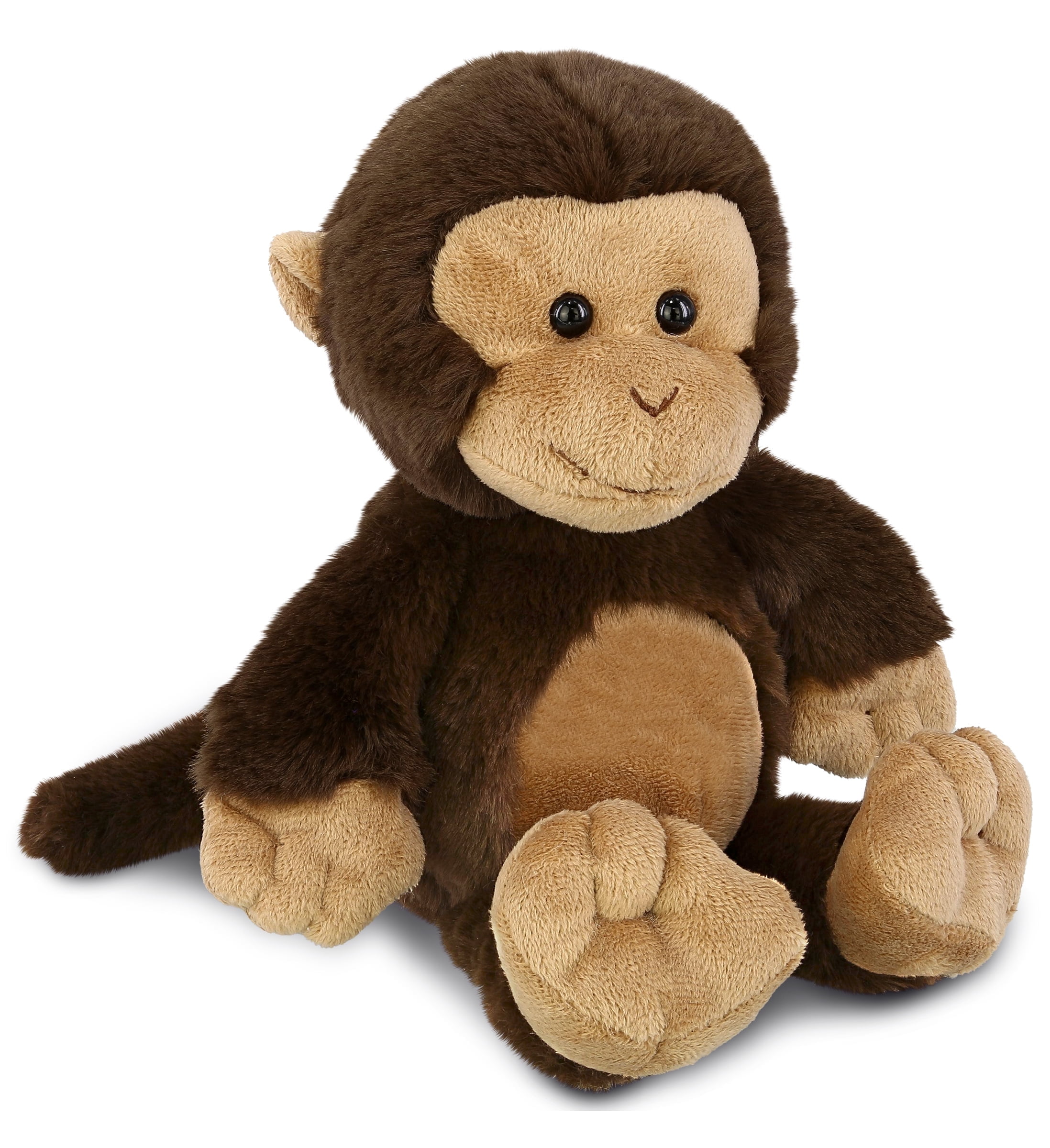 DolliBu Monkey Plush - Soft Stuffed Jungle Animal, Perfect