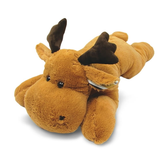 DolliBu Plush Moose Stuffed Animal Pillow Size – Super Soft Animal Pillow for Kids, Cozy Nap Buddy, Floor Pillow for Kids & Toddlers, Jumbo Hugging Plush, Travel Cuddle Pillow for Kids – 30 Inch