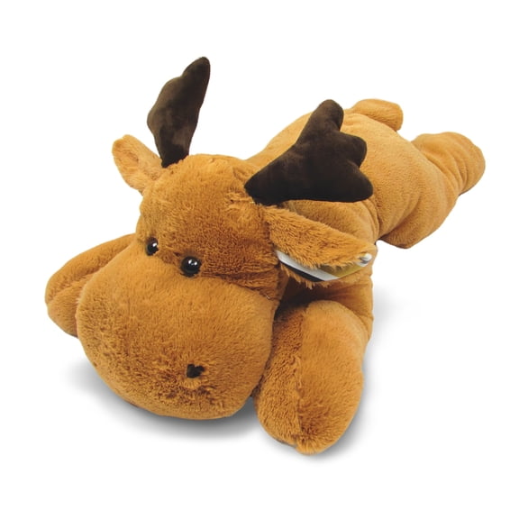 DolliBu Plush Moose Stuffed Animal Pillow Size – Super Soft Animal Pillow for Kids, Cozy Nap Buddy, Floor Pillow for Kids & Toddlers, Jumbo Hugging Plush, Travel Cuddle Pillow for Kids – 30 Inch
