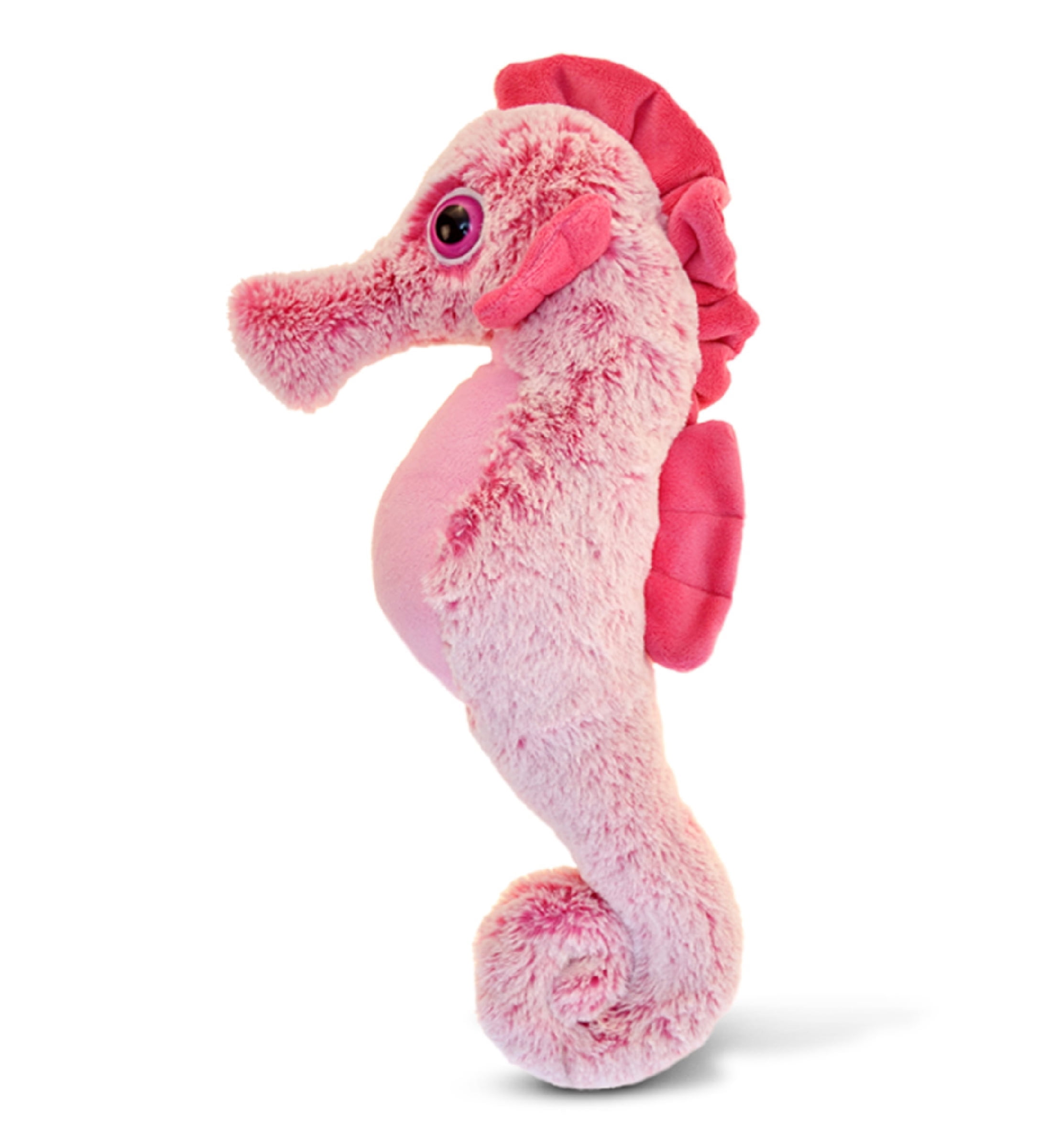 DolliBu Pink Seahorse Plush Super Soft Stuffed Animal Seahorse