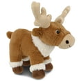 thumbnail image 1 of DolliBu Plush Reindeer Stuffed Animal - Soft Huggable Standing Reindeer, Adorable Playtime Plush Toy, Cute Wild Life Cuddle Gifts, Super Soft Plush Doll Animal Toy for Kids and Adults - 11 Inches, 1 of 7