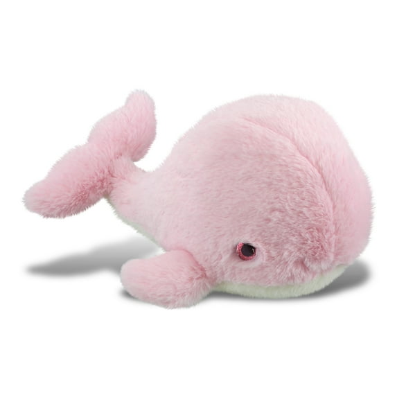 DolliBu Plush Whale Stuffed Animal - Soft Huggable Pink Whale, Adorable Playtime Whale Plush Toy, Cute Ocean Life Cuddle Gifts, Super Soft Plush Doll Animal Toy for Kids and Adults - 13 Inches