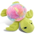 thumbnail image 1 of DolliBu Rainbow Green Sea Turtle Stuffed Animal – Soft Huggable Turtle Stuffed Toy, Adorable Playtime Ocean Plush Toy, Cute Cuddle Gifts, Super Soft Plush Doll Animal for Kids and Adults – 10 Inch, 1 of 7