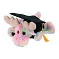 thumbnail image 1 of DolliBu Rainbow Lying Moose Graduation Plush Toy - Super Soft Lying Moose Plush Graduation Stuffed Animal Dress Up Gown and Cap Tassel Outfit - Congratulatory Graduation Gift – 9.5 Inches, 1 of 6