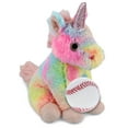 thumbnail image 1 of DolliBu Rainbow Unicorn Stuffed Animal with Baseball Plush - Soft Huggable Unicorn, Playtime Plush Toy, Cute Fantasy Gift, Super Soft Plush Doll Animal Toy for Kids and Adults - 9 Inches, 1 of 6
