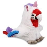 DolliBu Red Parrot Unicorn Plush Stuffed Animal Toy - Super Soft Parrotcorn Dress Up with Removable Plush Unicorn Outfit, Cute Fantasy Wildlife Gift - 15.5 Inches