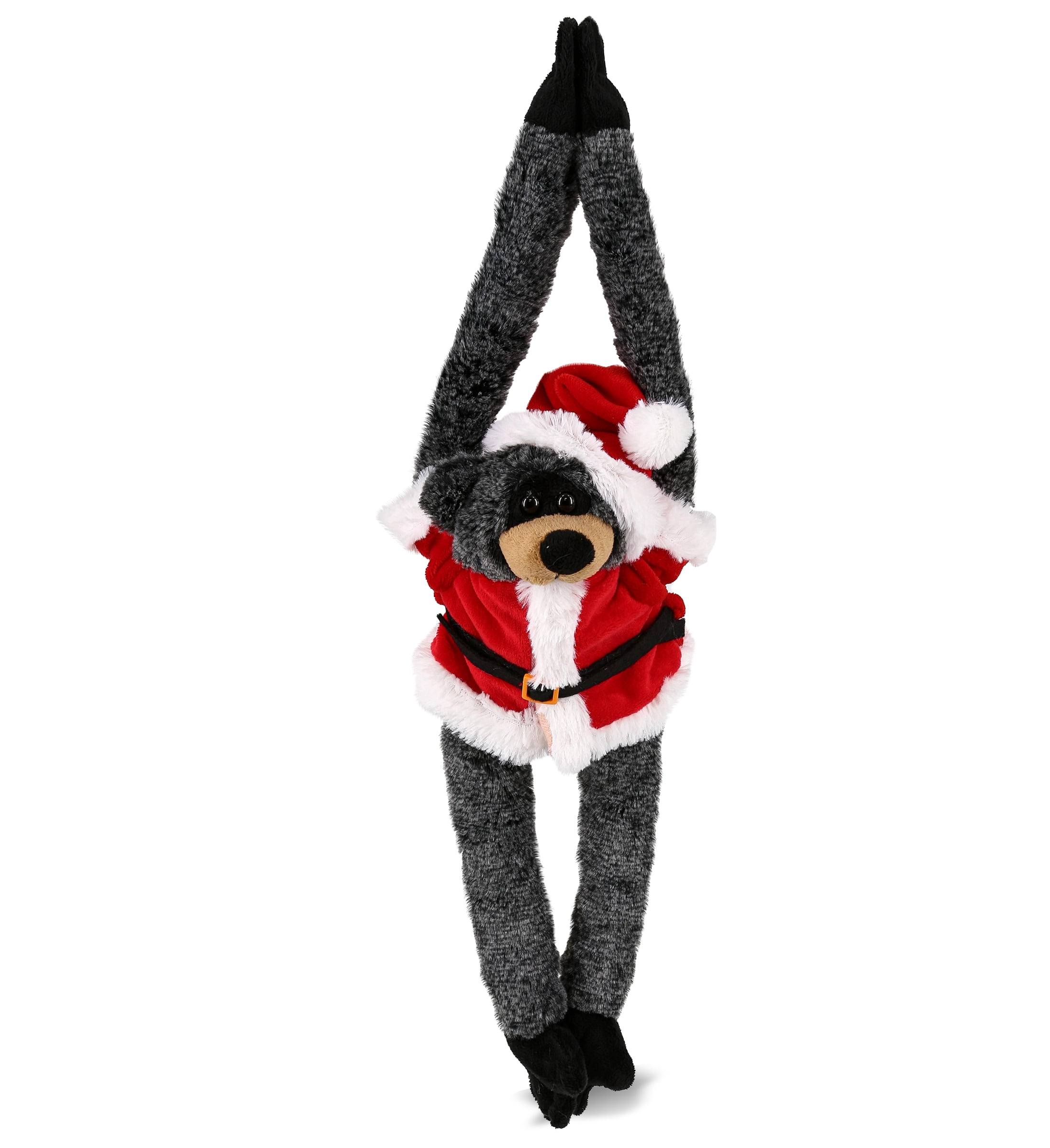 DolliBu Santa Alligator Stuffed Animal - 6" Soft Plush Toy With Red Santa Outfit, Holiday Gift - View #5