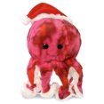 thumbnail image 1 of DolliBu Santa Plush Pink Tie-Dye Octopus Stuffed Animal Plush Toy - Super Soft Sea Animal Dress Up with Red Santa Claus Hat, Cute Ocean Life Octopus Gift, Perfect Holiday Christmas Gift - 10 Inches, 1 of 6