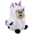 thumbnail image 1 of DolliBu Sitting Cow Unicorn Plush Stuffed Animal Toy - Super Soft Cowcorn Dress Up with Removable Plush Unicorn Outfit, Cute Fantasy Wildlife Gift - 7 Inches, 1 of 6