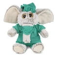 thumbnail image 1 of DolliBu Sitting Elephant Doctor Plush Toy - Super Soft Elephant Doctor Stuffed Animal Dress Up with Cute Scrub Uniform and Cap Outfit - Fluffy Doctor Toy Plush Gift - 9 Inches, 1 of 6