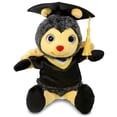 thumbnail image 1 of DolliBu Sitting Honeybee Graduation Plush Toy - Super Soft Graduation Stuffed Animal Dress Up with Gown and Cap with Tassel Outfit - Cute Congratulatory Graduation Gift - 7 Inches, 1 of 6