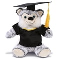 thumbnail image 1 of DolliBu Sitting Husky Graduation Plush Toy - Super Soft Graduation Stuffed Animal Dress Up with Gown and Cap with Tassel Outfit - Cute Congratulatory Graduation Gift - 9 Inches, 1 of 6