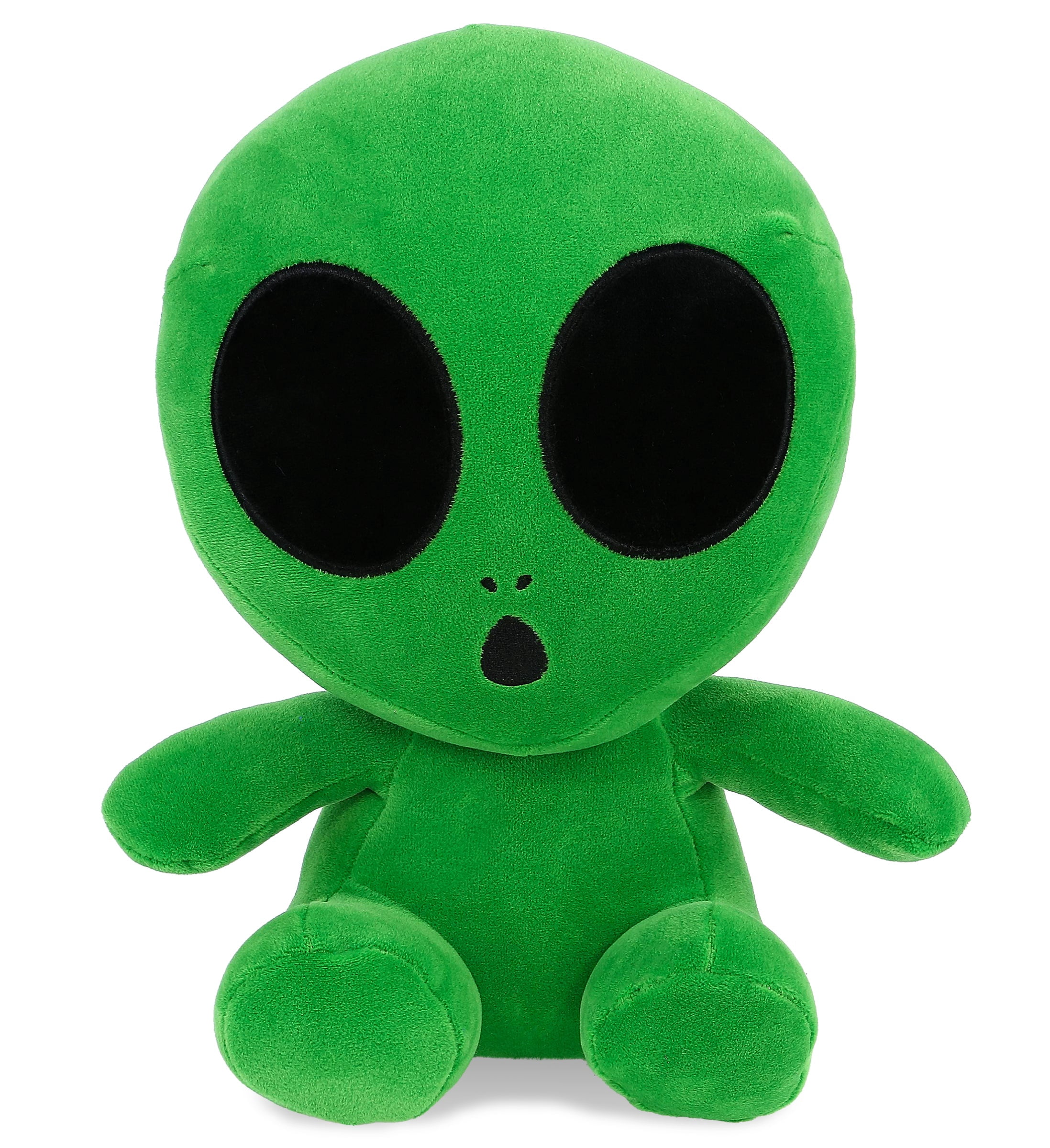 DolliBu Snug-Mooshies Green Alien Stuffed Animal Plush Toy - Space ...