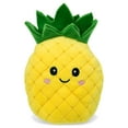 thumbnail image 1 of DolliBu Snug-Mooshies Pineapple Stuffed Toy – Super Squishy Cheerful Plush Fruit for Girls and Boys, Cute Small Pineapple Plush Toy for Stress Relief, Playtime, and Cuddling - 5.25 Inches, 1 of 7