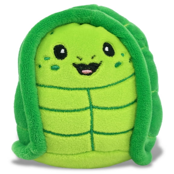 DolliBu Snug-Mooshies Sea Turtle Stuffed Animal - Sea Life Super Squishy Soft Sensory Plush Toy for Girls and Boys, Cute Small Kids Plush Animal Friend to Play, Squeeze, Soothe Stress Cuddle - 4 Inch