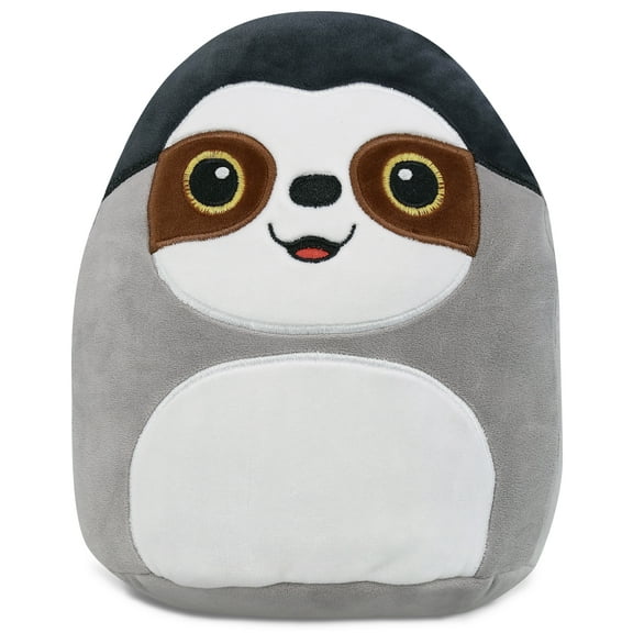 DolliBu Snug-Mooshies Sloth Stuffed Animal Plush Toy - Wild Life Super Squishy Soft Animal Friend for Girls and Boys, Medium Huggable Cute Plush for Kids Play, Cuddling and Decoration - 10 Inch