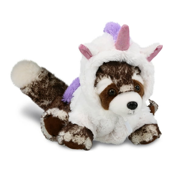 DolliBu Squat Red Panda Unicorn Plush Stuffed Animal Toy - Super Soft Pandacorn Dress Up with Removable Plush Unicorn Outfit, Cute Fantasy Wildlife Gift - 16 Inches
