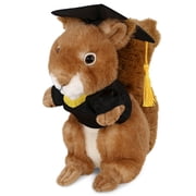 DolliBu Squirrel Graduation Plush Toy - Soft Huggable Graduation Stuffed Animal Dress Up with Gown and Cap with Tassel Outfit - Cute Congratulatory Graduation Gift - 8.5 Inches