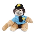thumbnail image 1 of DolliBu Squirrel Monkey Police Officer Plush Toy - Soft Squirrel Monkey Cop Stuffed Animal Dress Up with Cute Cop Uniform and Cap Outfit -  12.5 Inches, 1 of 8
