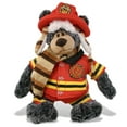 thumbnail image 1 of DolliBu Standing Black Bear Firefighter Stuffed Animal - Bear Fireman Toy with Red Fireman Costume Outfit and Fireman Hat, Cute Wild Life Stuffed Animal Fire Fighter Doll Plush Toy for Kids - 11 Inch, 1 of 6