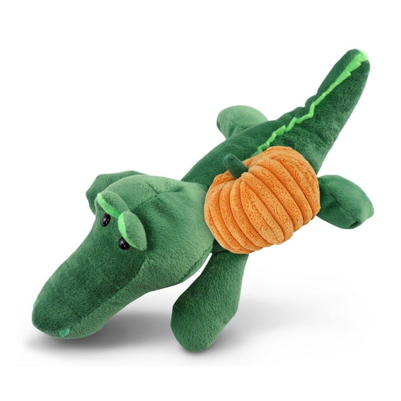 DolliBu Super Soft Alligator Stuffed Animal with Pumpkin Decor - Cute Pumpkin Plush Alligator Animal for Fall, Halloween and Thanksgiving, Pumpkin Toy for Baby, Kids, Adults - 6 Inches