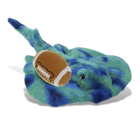 DolliBu Super Soft Blue Tie-Dye Stingray Stuffed Animal with Football Plush - Soft Stingray, Adorable Playtime Plush Toy, Cute Ocean Life Gift Doll Animal Toy for Kids and Adults - 20 Inches