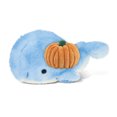 thumbnail image 1 of DolliBu Super Soft Blue Whale Stuffed Animal with Pumpkin Decor - Pumpkin Plush Animal for Fall, Halloween and Thanksgiving, Pumpkin Toy for Baby, Kids, Adults - 7 Inches, 1 of 6