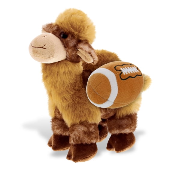 DolliBu Super Soft Camel Stuffed Animal with Football Plush Soft Huggable Camel, Adorable Playtime Plush Toy, Cute Safari Life Gift Doll Animal Toy for Kids and Adults 10 Inches