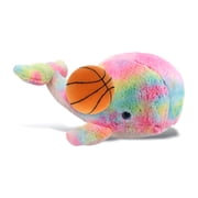 DolliBu Super Soft Extra Large Rainbow Whale Stuffed Animal with Basketball Plush   Huggable Whale, Playtime Plush Toy, Cute Ocean Life Gift Plush Doll Animal Toy for Kids and Adults   15 Inches