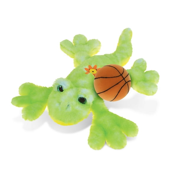 DolliBu Super Soft Gecko Stuffed Animal with Basketball Plush  Soft Huggable Gecko, Adorable Playtime Plush Toy, Cute Wild Life Gift Plush Doll Animal Toy for Kids and Adults  13.5 Inches