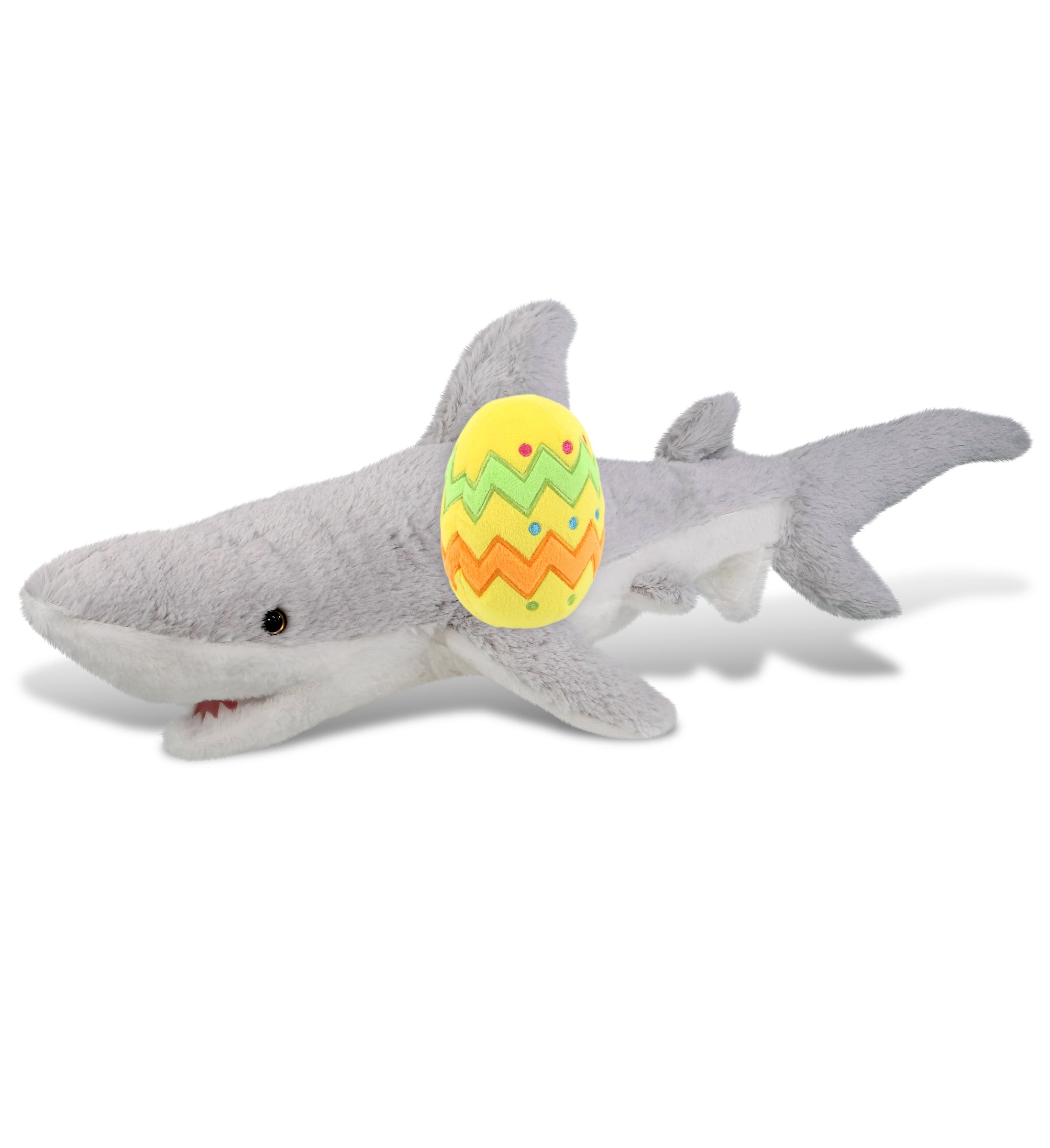 Hoewpi Cute Shark Plh Toys Pillow - 16'' Plh Shark Mommy With 3 Babies, 4PCS Soft Stuffed Animal Shark Plhie Doll Pillow For Kids Sea Animal Fans Valentines Birthday Gift Decor