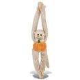 thumbnail image 1 of DolliBu Super Soft Long Arm Hanging White Squirrel Monkey Stuffed Animal with Pumpkin Decor - Pumpkin Plush Animal for Fall, Halloween and Thanksgiving, Pumpkin Toy for Baby, Kids, Adults - 21 Inches, 1 of 6