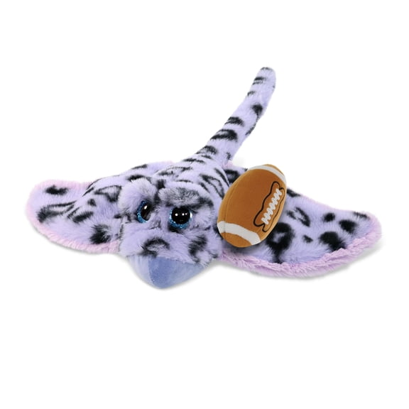 DolliBu Super Soft Purple Stingray Stuffed Animal with Football Plush Soft Huggable Stingray, Adorable Playtime Plush Toy, Cute Ocean Life Gift Doll Animal Toy for Kids and Adults 15 Inches