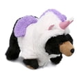 thumbnail image 1 of DolliBu Wild Small Black Bear Unicorn Plush Stuffed Animal Toy - Super Soft Bearcorn Dress Up with Removable Plush Unicorn Outfit, Cute Fantasy Wildlife Gift - 11 Inches, 1 of 6