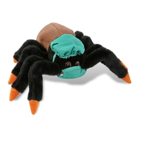 DolliBu Wild Tarantula Spider Doctor Plush Toy - Super Soft Doctor Stuffed Animal Dress Up with Cute Scrub Face Mask and Cap Outfit - Fluffy Toy Plush Gift for Doctor, Nurse, Surgeon, Dentist - 7 Inch