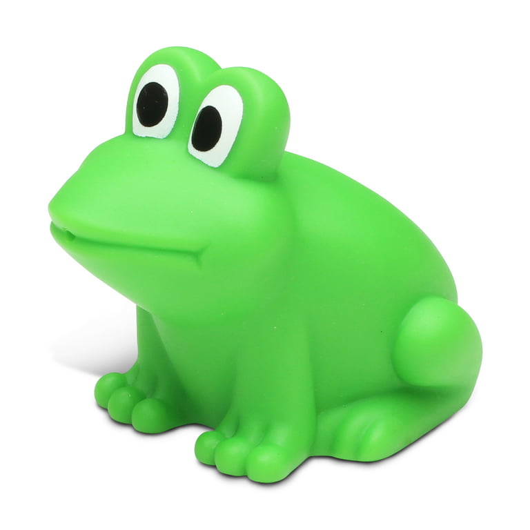 Dollibu Frog Bath Buddy Squirter, Floating Green Frog Rubber Bath Toy  Figurine - 3 inches