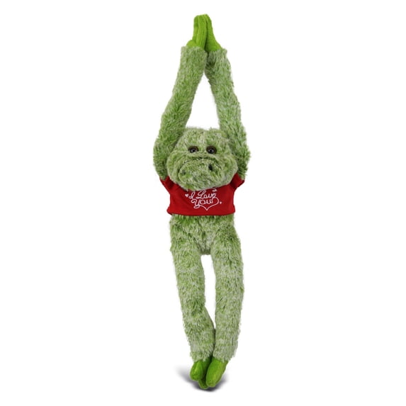 Dollibu I Love You Heart Hanging Alligator Plush - 21 inches