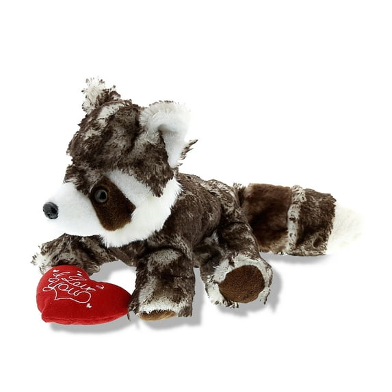 Dollibu I Love You Heart Red Panda Plush - 15 inches