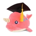 thumbnail image 1 of Dollibu Pink Narwhal Graduation Plush Toy - Baby Soft Stuffed Animal Dress Up With Gown & Cap With Tassel - Congratulatory Graduation Gift - 11.75", 1 of 6