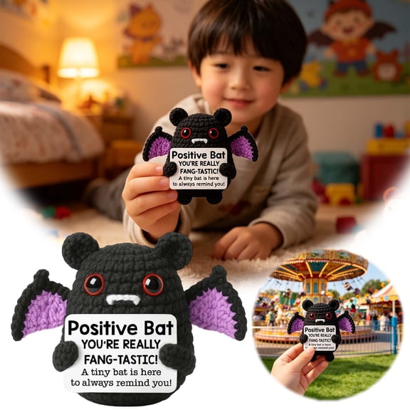 Dolls & Accessories Bat Yarn Doll with Positive Energy Encouragement Soft Craft for Indoor Outdoor Use