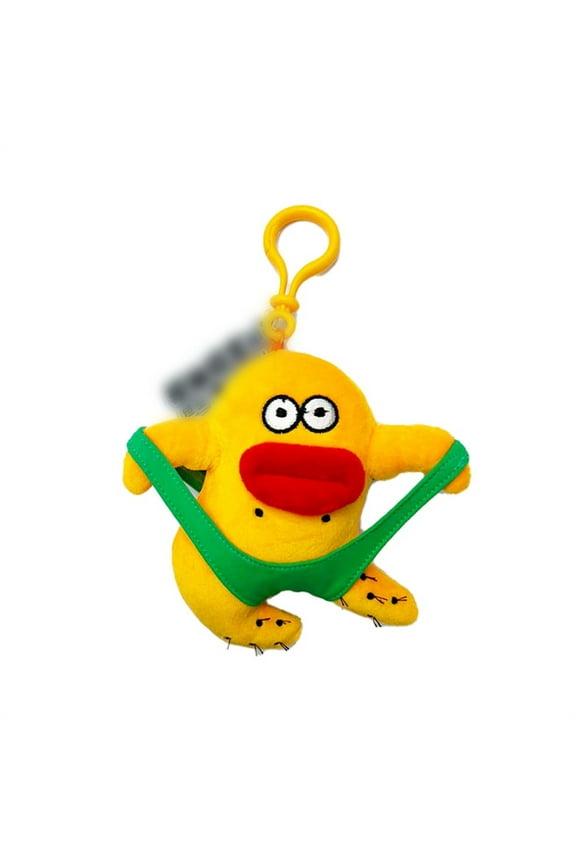 Dolls & Accessories Cute Toy Backpack Keychain Bag Charm - Soft Fabric Keychain with Durability for and Collectors